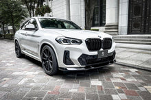 Load image into Gallery viewer, BMW X3 G01 LCI & X4 G02 LCI M Sport Front Splitter by 3D Design - Polyurethane Front Lip Spoiler (2021+, Facelift), Unpainted