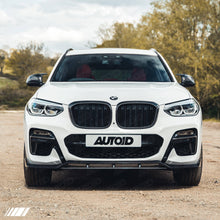 Load image into Gallery viewer, BMW X3 G01 & X4 G02 M Sport Pre-LCI Carbon Fibre Competition Front Splitter / Front Lip Spoiler 2017–2021
