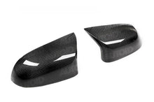 Load image into Gallery viewer, BMW X5M F85 & X6M F86 Pre-Preg Dry Carbon Fibre Wing Mirror Covers – 2x2 Twill, OEM-Fit Full Replacement Caps by TRE (2014–2019)