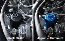 Load image into Gallery viewer, Burger Motorsports BMS Magnetic Billet Aluminium Oil Filter Housing Cap for Ford Bronco 2.7L EcoBoost V6 2021-on | Replaces OE FT4Z-6A832-C