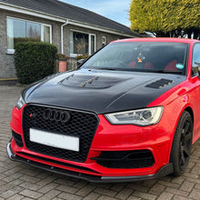 Load image into Gallery viewer, RS Style Carbon Fibre Bonnet for Audi A3 S3 RS3 13-19