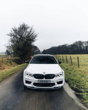 Load image into Gallery viewer, Carbon Fibre Front Splitter / Front Lip Spoiler for BMW M5 F90 (2017-2020, Pre LCI & M5 Competition) – One-Piece CFRP 2x2 Twill