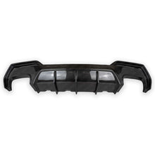 Load image into Gallery viewer, Carbon Fibre Competition 3-Piece Rear Diffuser Set for BMW 4 Series (G22/G23, 2020+, Coupe & Convertible) | Quad Exhaust Compatible | CFRP 2x2 Twill
