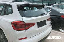 Load image into Gallery viewer, AUTOID Carbon Fibre Boot Lip Spoiler for BMW X3 G01 2018+ – Gloss 2x2 Twill CFRP, Competition Style, OEM Fit Rear Tailgate Wing