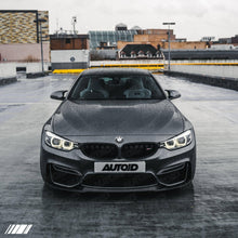 Load image into Gallery viewer, AUTOID CS-Inspired Carbon Fibre Front Splitter / Front Lip for BMW M3 F80 (2014-2018) & M4 F82/F83 (2014-2020) F8X - 2x2 Twill CFRP, OEM Fitment
