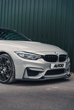 Load image into Gallery viewer, AUTOID CS-Inspired Carbon Fibre Front Splitter / Front Lip for BMW M3 F80 (2014-2018) & M4 F82/F83 (2014-2020) F8X - 2x2 Twill CFRP, OEM Fitment