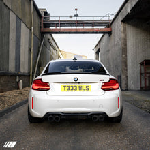 Load image into Gallery viewer, CS Style Carbon Fibre Rear Boot Lip Spoiler for BMW 2 Series F22 & M2 F87 (2014-2021) - Gloss 2x2 Twill CFRP, OEM+ Fitment, Tape-On, Fits M2 Competition