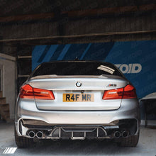 Load image into Gallery viewer, AUTOID Carbon Fibre CS Style Rear Boot/Trunk Lip Spoiler for BMW 5 Series G30 & M5 F90 (2017-2023) - OEM Fit CFRP 2x2 Twill, High Gloss, Incl. M5 Competition