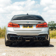 Load image into Gallery viewer, AUTOID Carbon Fibre CS Style Rear Boot/Trunk Lip Spoiler for BMW 5 Series G30 & M5 F90 (2017-2023) - OEM Fit CFRP 2x2 Twill, High Gloss, Incl. M5 Competition