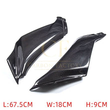 Load image into Gallery viewer, Pre-preg Carbon Fibre Dashboard Side Panel Covers for Yamaha R1 2020-2024