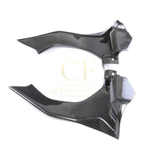 Load image into Gallery viewer, Pre-preg Carbon Fibre Ram Intake Tube Covers Dash Fairing for Yamaha R1 2015-2019