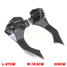 Load image into Gallery viewer, Pre-preg Carbon Fibre Ram Intake Tube Covers Dash Fairing for Yamaha R1 2015-2019