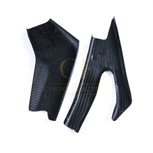 Load image into Gallery viewer, Pre-preg Carbon Fibre Swingarm Covers for Yamaha R6 2017-2022