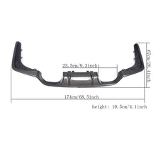 Load image into Gallery viewer, 3D Style Carbon Fibre Rear Diffuser for BMW F80 M3 F82 F83 M4 14-20