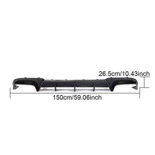 Load image into Gallery viewer, Brabus Style Carbon Fibre Rear Diffuser for Mercedes Benz W212 E Class Saloon 13-15