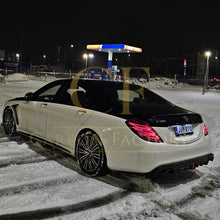 Load image into Gallery viewer, Brabus Style Carbon Fibre Rear Diffuser for Mercedes Benz W222 S Class Saloon 14-17