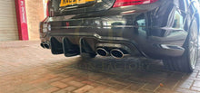 Load image into Gallery viewer, Carbon Fibre Big Fin Rear Diffuser for Mercedes Benz W204 C63 and C Class Facelift 12-14
