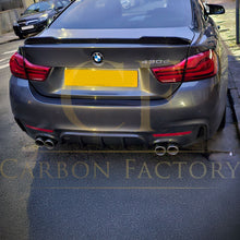 Load image into Gallery viewer, Carbon Fibre Rear Diffuser Quad Exhaust for BMW F32 F33 F36 4 Series 14-20
