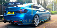 Load image into Gallery viewer, Carbon Fibre Rear Diffuser Quad Exhaust for BMW F32 F33 F36 4 Series 14-20