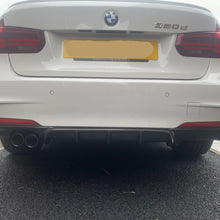 Load image into Gallery viewer, Carbon Fibre Rear Diffuser Twin Exhaust for BMW F30 F31 3 Series 12-19