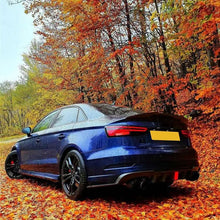 Load image into Gallery viewer, Carbon Fibre Rear Diffuser with LED for Audi 8V RS3 Saloon 17-20