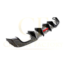Load image into Gallery viewer, LED Carbon Fibre Rear Diffuser for Audi A3 S Line Hatchback S3 17-19