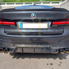 Load image into Gallery viewer, M5 Style Carbon Fibre Rear Diffuser for BMW G30 G31 5 Series M Sport 17-23