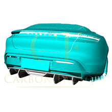 Load image into Gallery viewer, P Style Pre-Preg Carbon Fibre Rear Diffuser for Porsche Taycan 4 Door 19-21