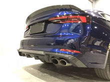 Load image into Gallery viewer, V Style Carbon Fibre Rear Diffuser for Audi B9 A5 S Line & S5 17-19