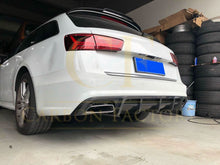 Load image into Gallery viewer, V Style Carbon Fibre Rear Diffuser for Audi C7.5 A6 S Line & S6 15-18