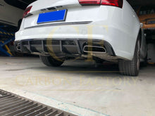 Load image into Gallery viewer, V Style Carbon Fibre Rear Diffuser for Audi C7.5 A6 S Line & S6 15-18