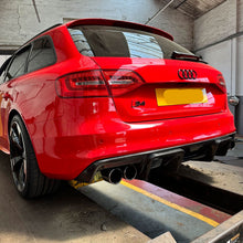 Load image into Gallery viewer, V Style Carbon Fibre Rear Diffuser for Audi S4 B8.5 A4 S Line 13-15