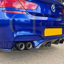 Load image into Gallery viewer, V Style Carbon Fibre Rear Diffuser for BMW F06 F12 F13 M6 11-18