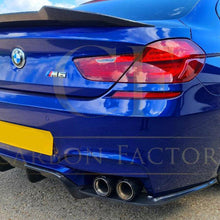 Load image into Gallery viewer, V Style Carbon Fibre Rear Diffuser for BMW F06 F12 F13 M6 11-18