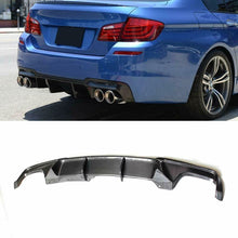 Load image into Gallery viewer, V Style Carbon Fibre Rear Diffuser for BMW F10 5 Series 10-17