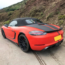 Load image into Gallery viewer, V Style Carbon Fibre Rear Diffuser for Porsche Boxster & Cayman 718 16-18