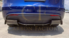 Load image into Gallery viewer, V Style Pre-Preg Carbon Fibre Rear Diffuser for Tesla Model Y 19-23