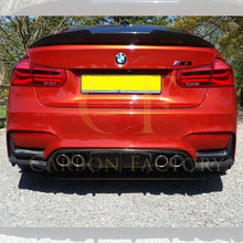 Load image into Gallery viewer, V Style Carbon Fibre Rear Diffuser for BMW F80 M3 F82 F83 M4 14-20