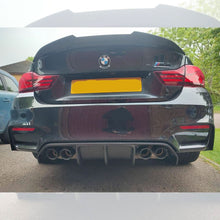 Load image into Gallery viewer, V Style Carbon Fibre Rear Diffuser for BMW F80 M3 F82 F83 M4 14-20