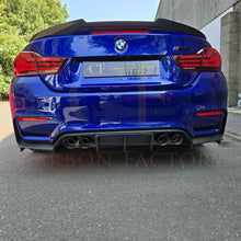 Load image into Gallery viewer, V Style Carbon Fibre Rear Diffuser for BMW F80 M3 F82 F83 M4 14-20