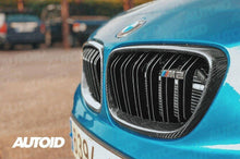 Load image into Gallery viewer, BMW 2 Series F22 F23 (2014-2020) & M2 F87 (2015-2018) Carbon Fibre Double Slat Kidney Grilles - 2x2 Weave OEM-Style Front Grille Upgrade