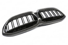 Load image into Gallery viewer, AUTOID Carbon Fibre Double Slat Front Kidney Grilles for BMW 3 Series G20 G21 (2019–2023 Pre-LCI) – Direct OEM-Style Replacement, 2x2 Twill Weave – Saloon & Touring