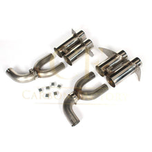 Load image into Gallery viewer, Exhaust Tips for P Style Carbon Fibre Rear Diffuser for Mercedes W117 CLA250 CLA45 13-19