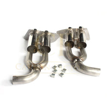 Load image into Gallery viewer, Exhaust Tips for P Style Carbon Fibre Rear Diffuser for Mercedes W117 CLA250 CLA45 13-19