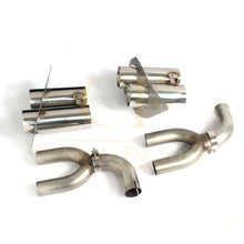 Load image into Gallery viewer, Exhaust Tips for P Style Carbon Fibre Rear Diffuser for Mercedes W117 CLA250 CLA45 13-19