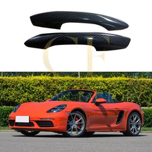 Load image into Gallery viewer, Carbon Fibre Door Handle Covers for Porsche Boxster & Cayman 718 16-21