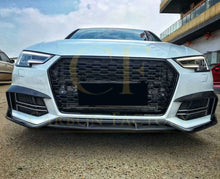 Load image into Gallery viewer, Carbon Fibre Fog Light Covers for Audi A4 B9 S Line 16-19