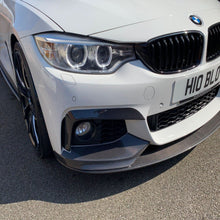 Load image into Gallery viewer, Carbon Fibre Front Bumper Upper Trims for BMW 4 Series F32 F33 F36 2014-2020