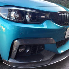 Load image into Gallery viewer, Carbon Fibre Front Bumper Upper Trims for BMW 4 Series F32 F33 F36 2014-2020