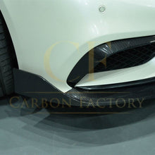 Load image into Gallery viewer, Carbon Fibre Front Side Grille Trim for Mercedes C218 CLS 15-18